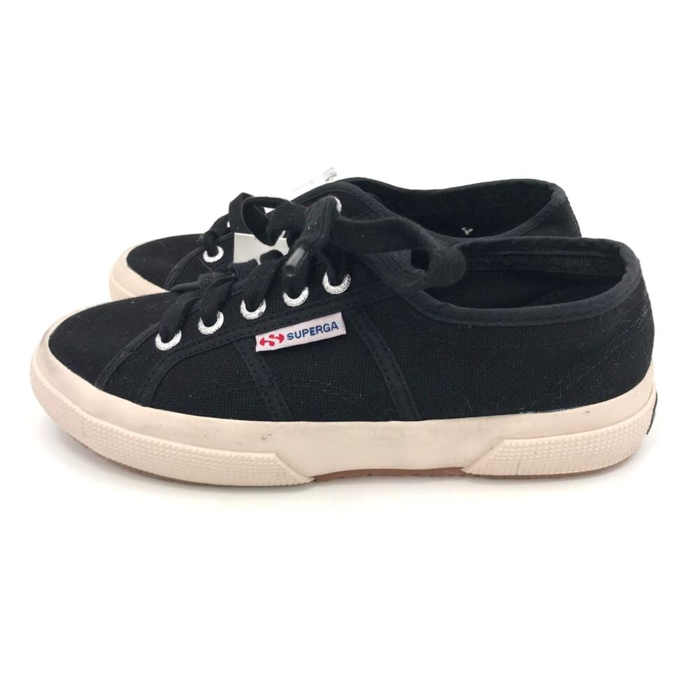 Superga Cotu Classic Black White Sneaker Womens Size 5